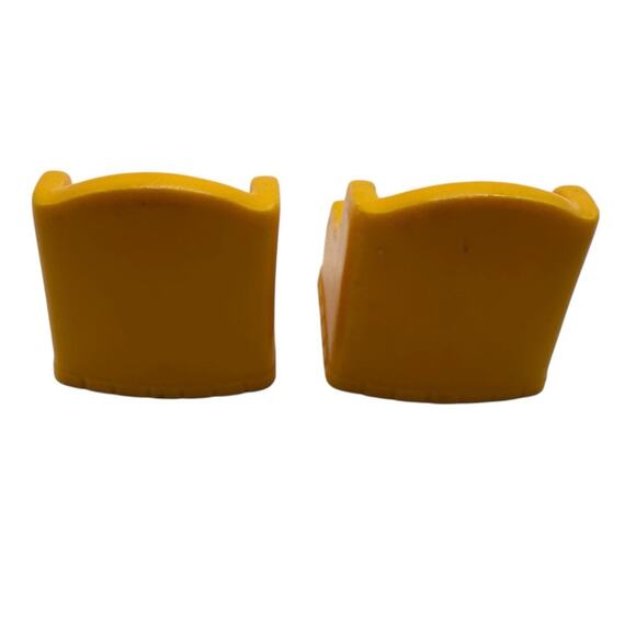 Vintage Fisher Price Little People Wing Back Armchairs Set of 2 - Picture 3 of 4